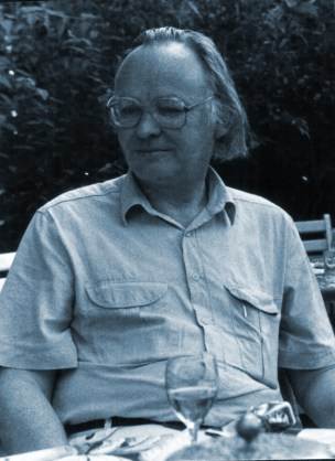 Karl Grobe beim Wein